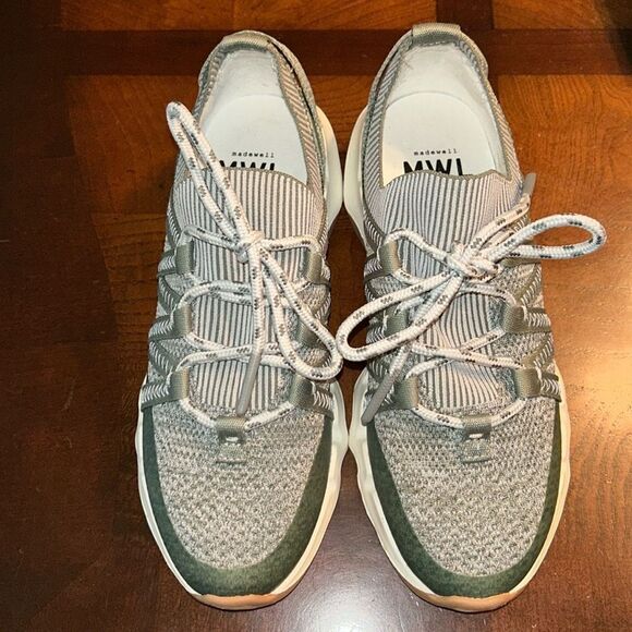 Madewell Sage Green Field Knit Unisex Sneakers( Women 8M,Men’s 6.5) - Picture 3 of 9